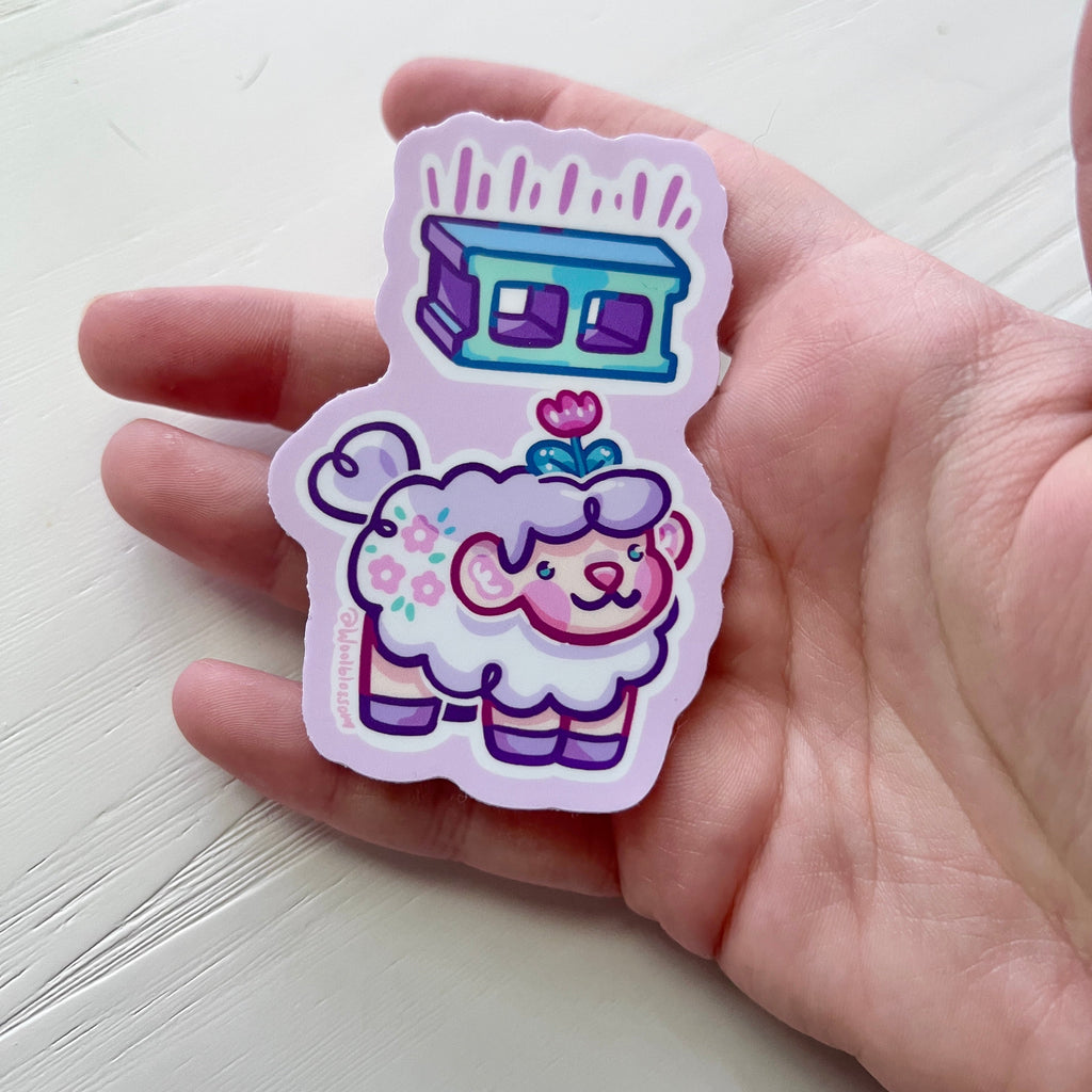 Cinderblock Sprout ~ Sticker