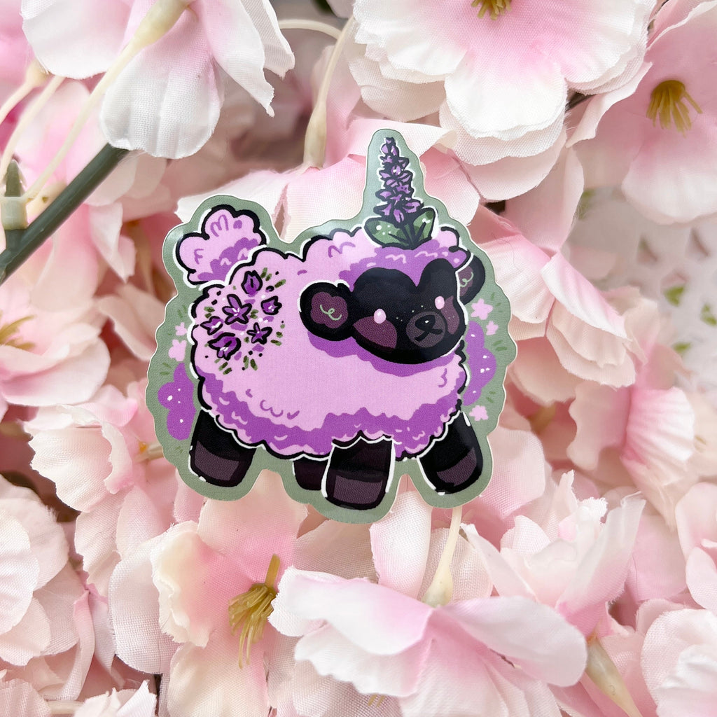 Heather Sheep ~ Sticker