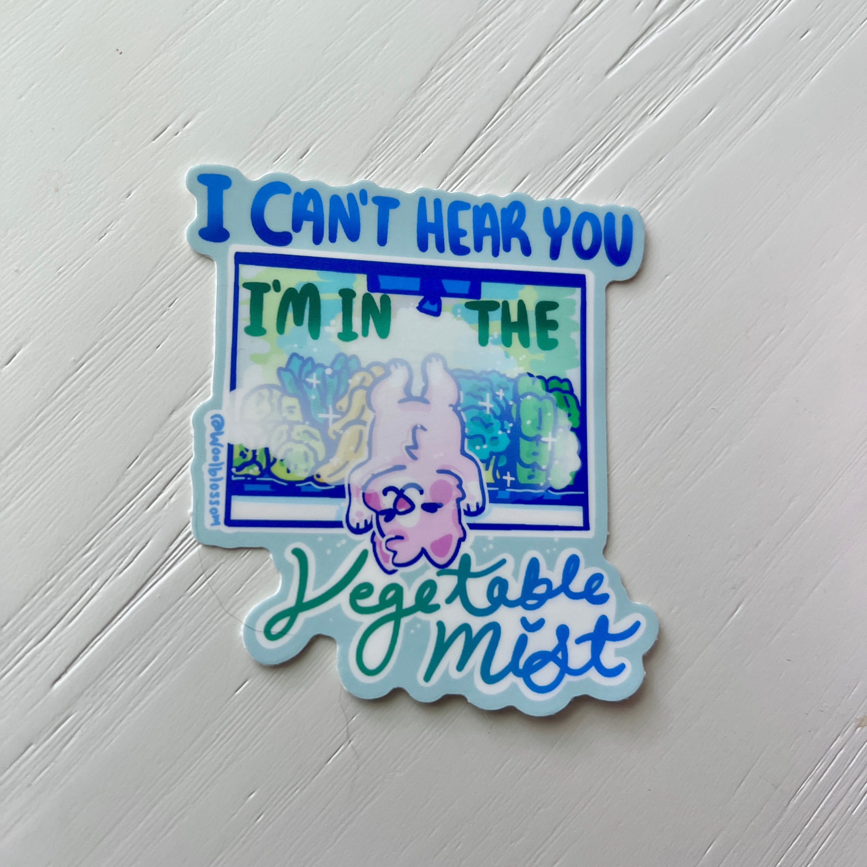 In The Vegetable Mist Puppy ~ Sticker