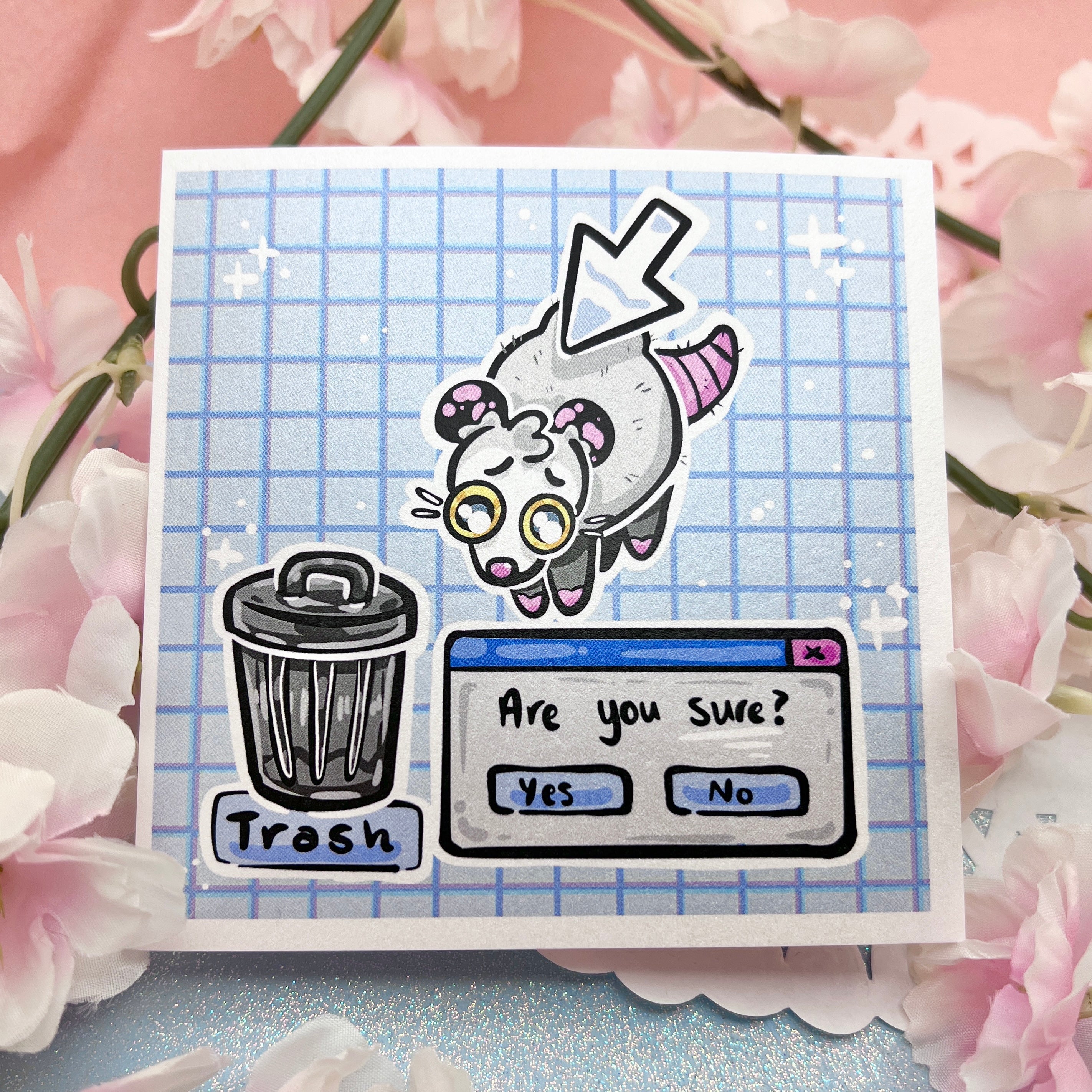 Internet Trash Opossum ~  Shimmer Print