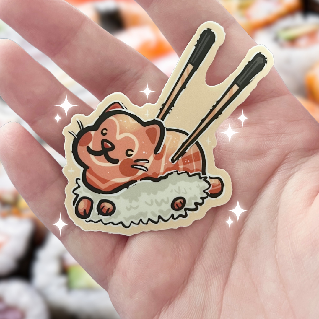 Sashimi Kitty ~ Sticker