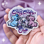 "Cozy Crafter Club" Puppies ~ Sticker