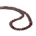 8mm Garnet Side Drill Faceted Flat Marquise Beads, 14 inch