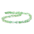 8mm Mint Green Fluorite Bead Plain Freeshape Beads, 14 inch