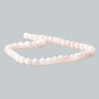 8mm Rose Quartz Plain Round Beads 16 inch 50 pieces
