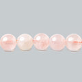 8mm Rose Quartz Plain Round Beads 16 inch 50 pieces