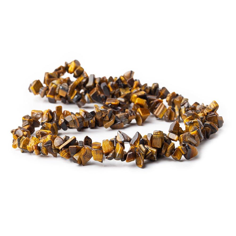 Tiger Eye Chip Beads, 36 inch
