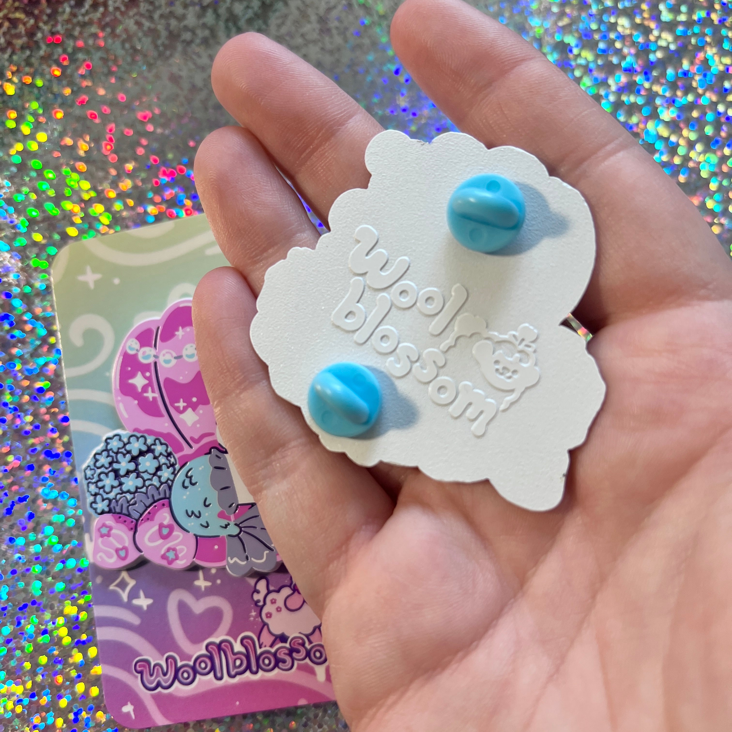 Mer-goat Seashell ~ Enamel Pin