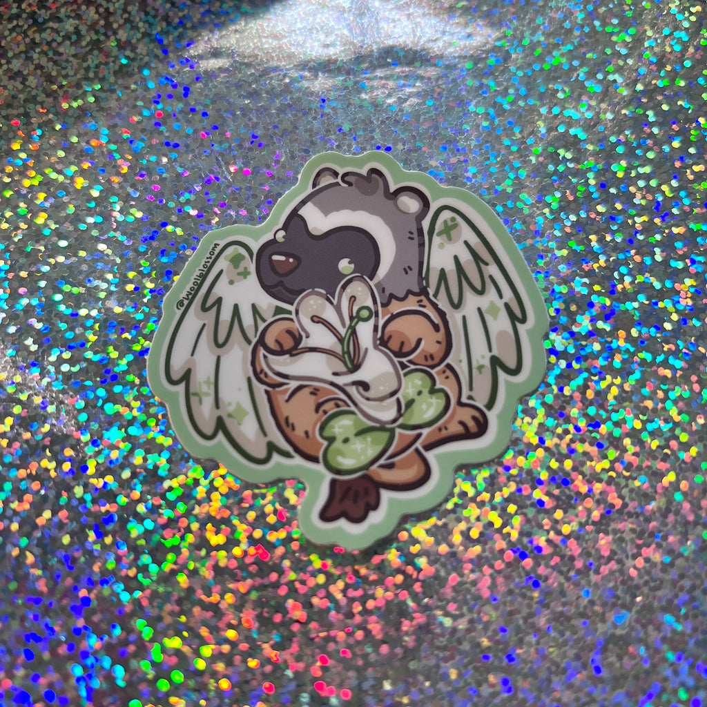 Honeysuckle Badger-Gryff ~ Sticker