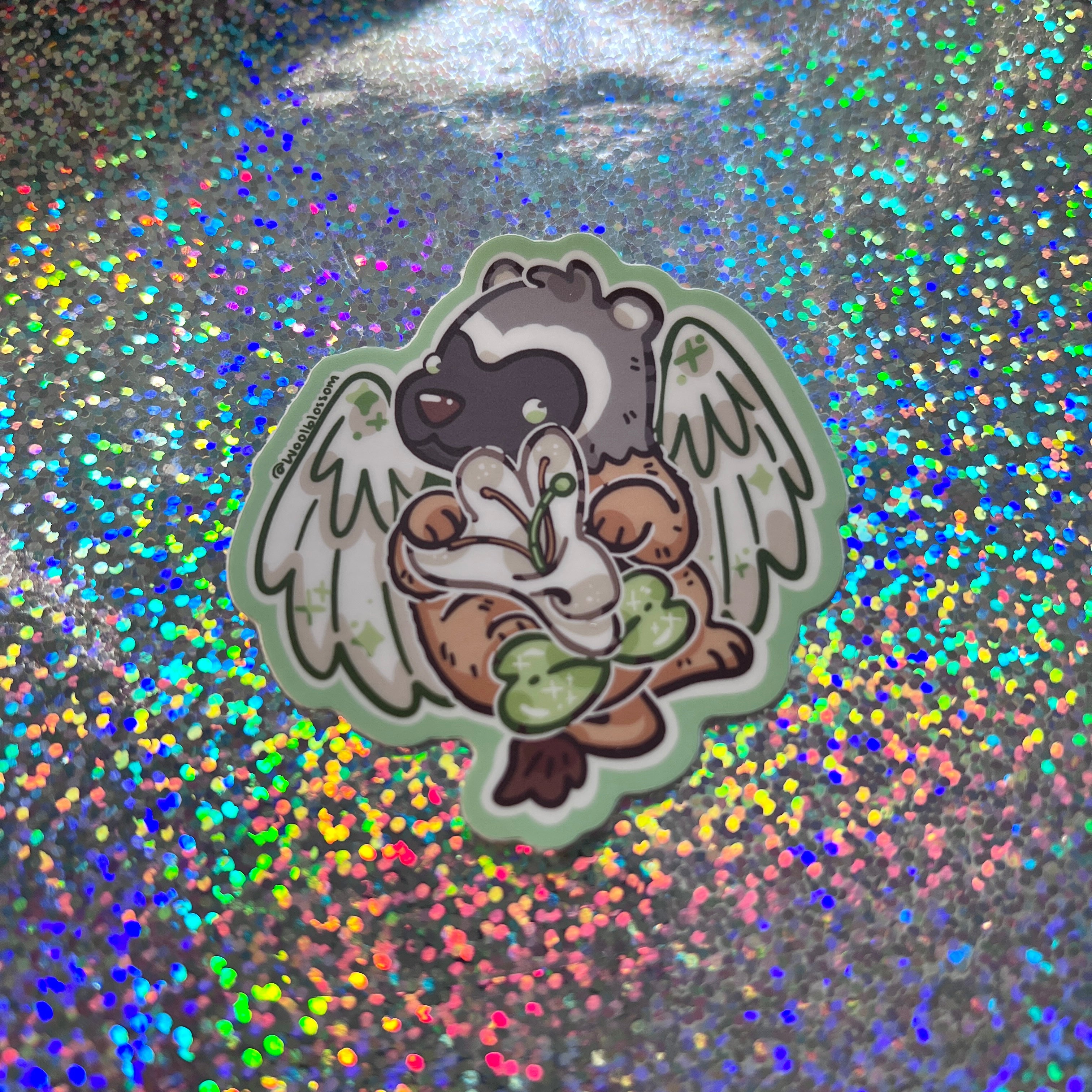 Honeysuckle Badger-Gryff ~ Sticker