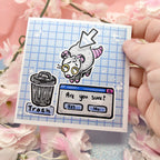 Internet Trash Opossum ~  Shimmer Print