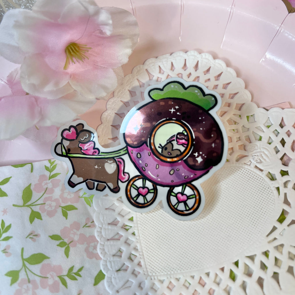 Princess Bon-Bon Royal Carriage ~ Metallic Sticker