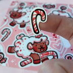 Candy Cane Sprout ~ Sticker Sheet