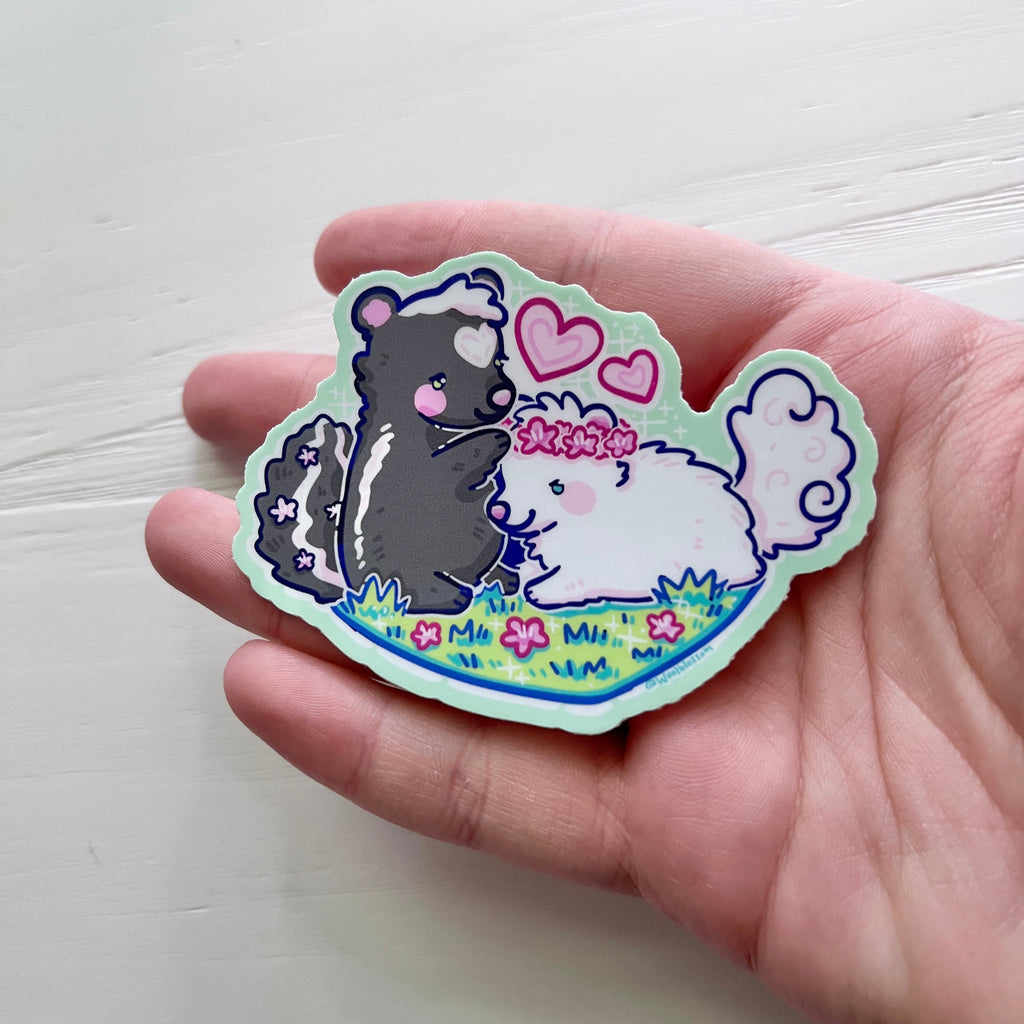 Sapphic Skunks ~ Sticker