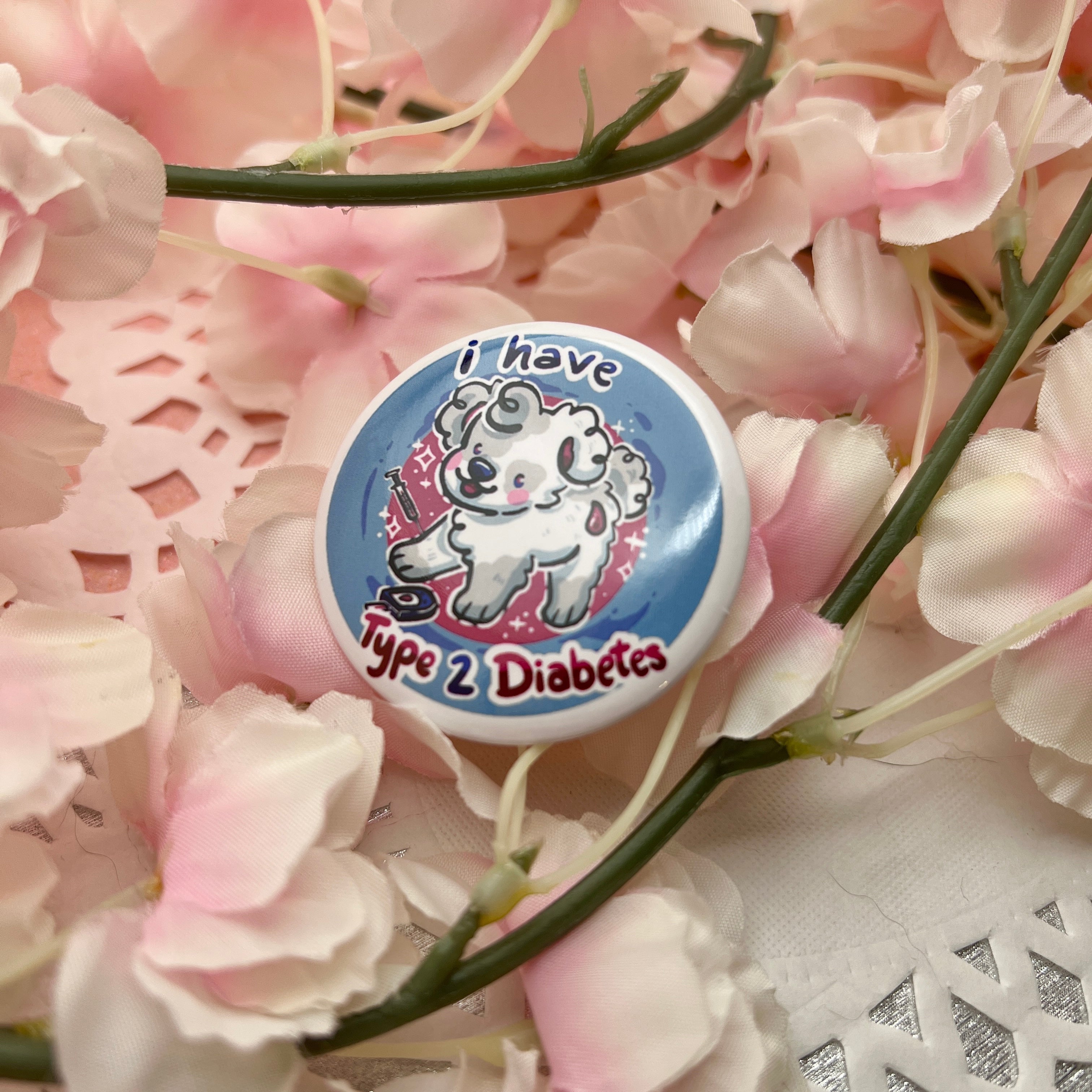 Diabetes Puppies ~ Buttons
