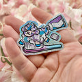 Sparkle Toothpaste Sprout ~ Pixie Dust Glitter Sticker