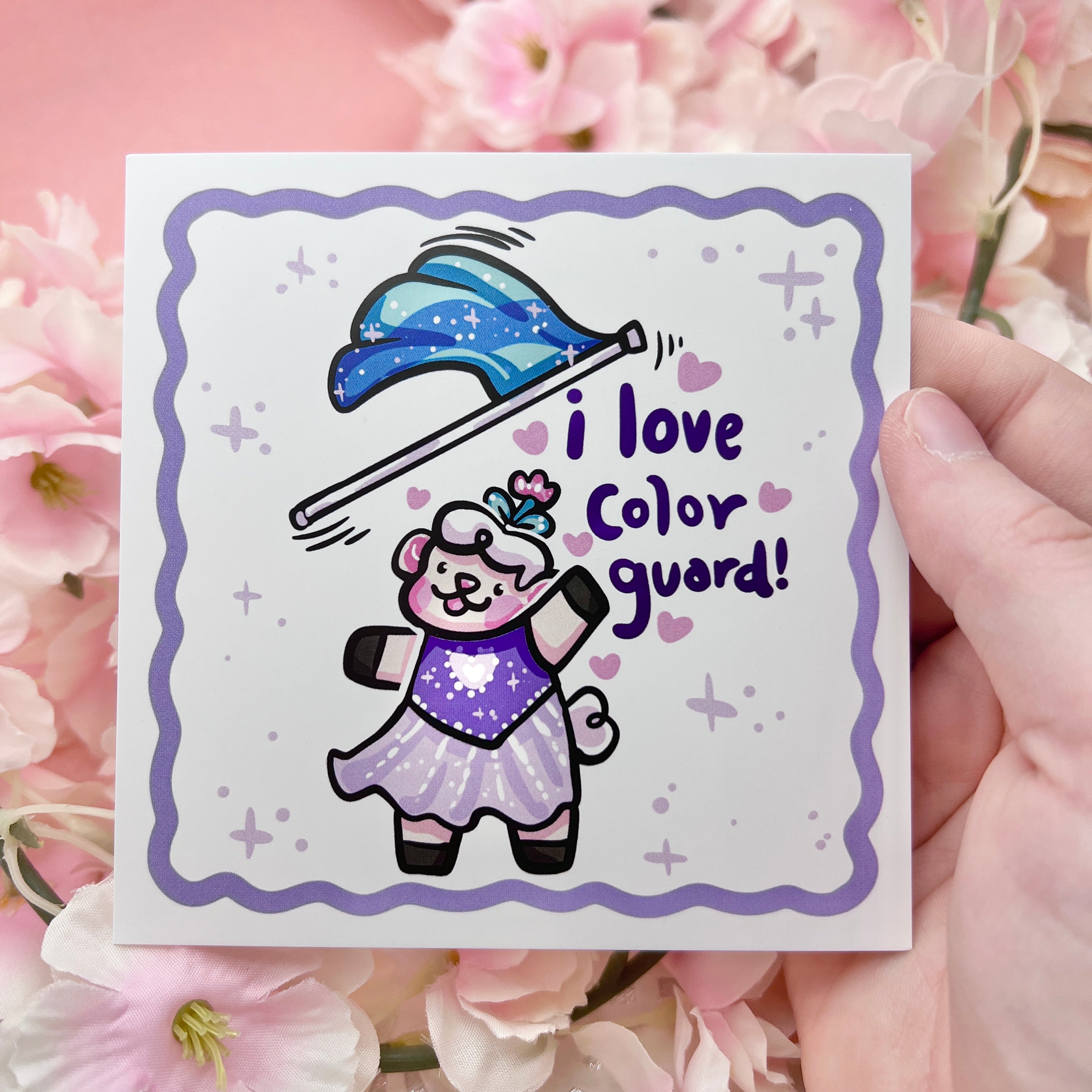 "I Love Color Guard!" Sprout ~ Print