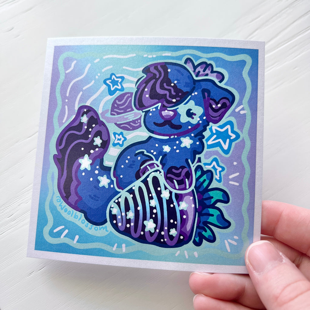 2010's Galaxy Puppy ~ Shimmer Print