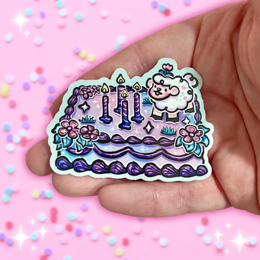 Sheet Cake Sprout the Sheep ~ Sticker