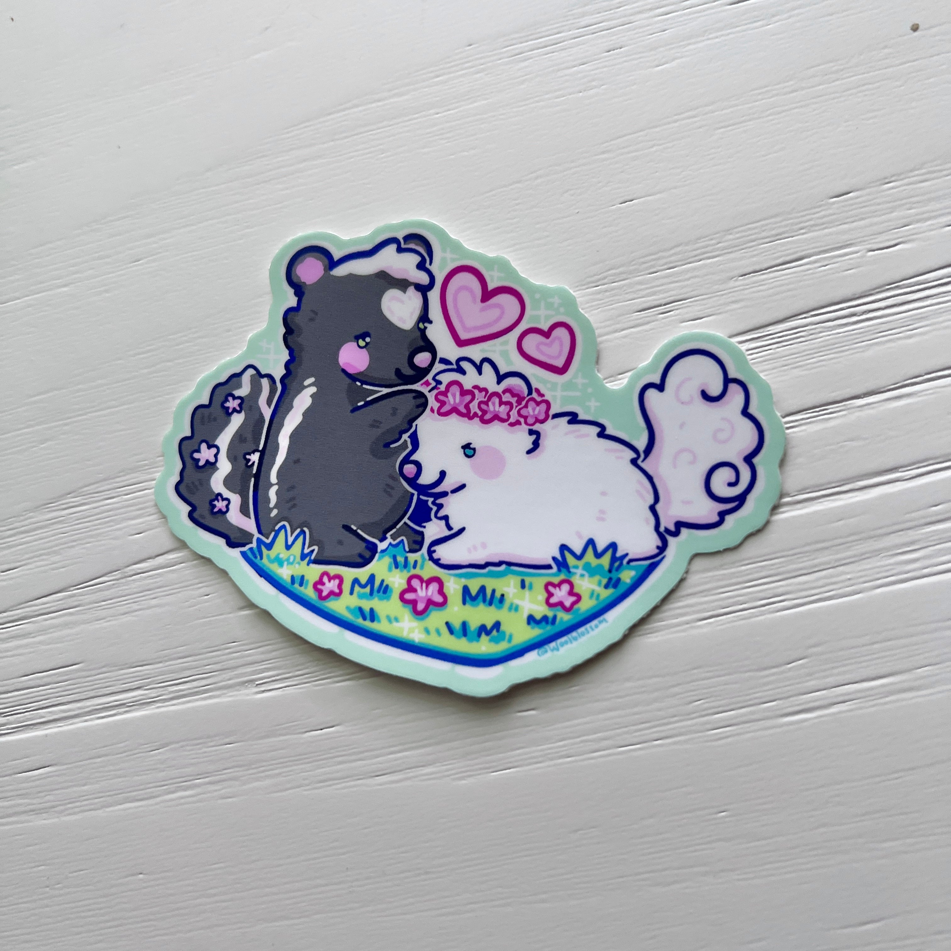 Sapphic Skunks ~ Sticker
