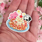 Funnel Cake Puppies ~ Sticker