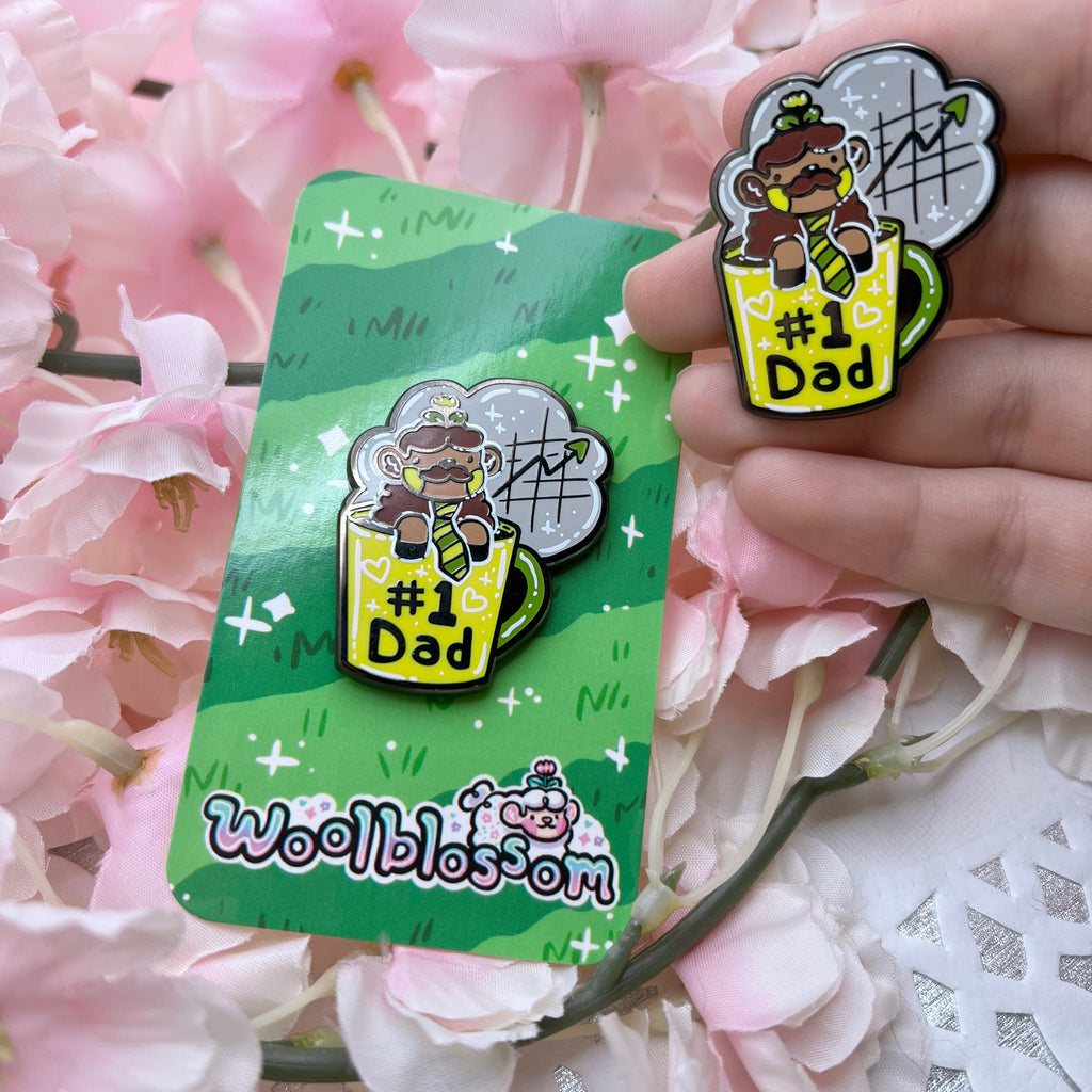 Dill "#1 Dad" Mug ~ Enamel Pin