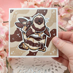 Chocolate Vanilla Seal Pudding ~ Print