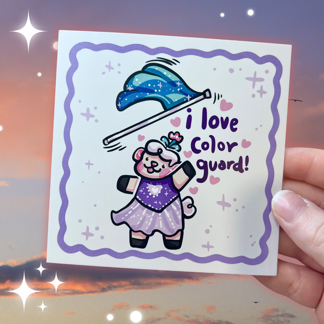 "I Love Color Guard!" Sprout ~ Print