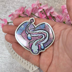 Crystal Heart Jewel the Dragon ~ Metallic Sticker