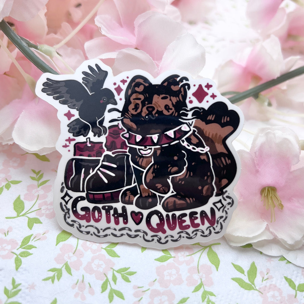 Goth Queen Tortie ~ Sticker