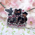 Goth Queen Tortie ~ Sticker
