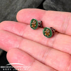 Christmas Holiday Zombie Gingergread Man Stud Earrings by Onyx O