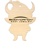Wood Holiday Krampus Cutie Christmas Ornament