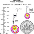 Daffodil Duck Belly Ring by Onyx O