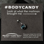 Epic Blue Belly Ring