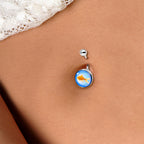 Gold Fish Belly Ring by Onyx O
