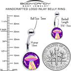 Style Space Invasion UFO Belly Ring by Onyx O