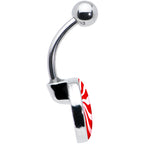 Holiday Peppermint Candy Belly Ring