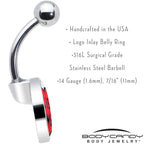 Summer Drink Belly Ring by Onyx O