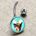 Chinese Take Out Belly Ring by Onyx O