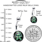 Zombie Bunny Belly Ring by Onyx O