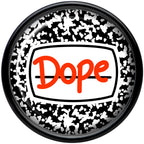 0G Dope Composition Notebook Black Acrylic Saddle Plug Set by Onyx O