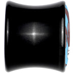 Oh My Otters Animal Black Acrylic Saddle Plug Set by Onyx O