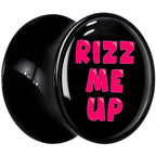 RIZZ ME UP Black Acrylic Saddle Plug Set by Onyx O