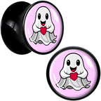 Valentine Sweet Ghost Black Acrylic Saddle Plug Set by Onyx O
