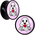 Valentine Sweet Ghost Black Acrylic Saddle Plug Set by Onyx O