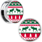 Ugly Christmas Sweater Screw Fit Plug Set Sizes 6mm to 20mm
