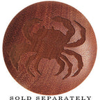 Organic Sawo Wood Sea Crab Saddle Plug