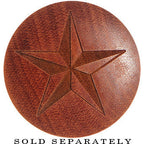 Organic Sawo Wood Nautical Star Saddle Plug