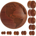Organic Sawo Wood Earth Saddle Plug